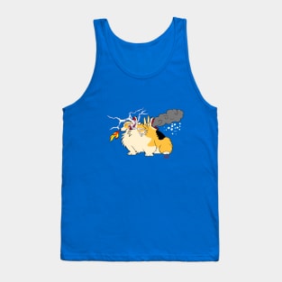 Momo, the corgiberus Tank Top